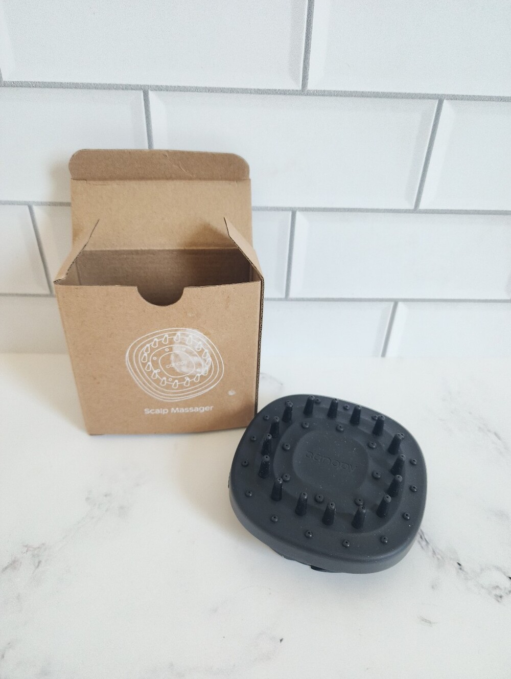 Canopy Scalp Massager Attachment For Showerhead